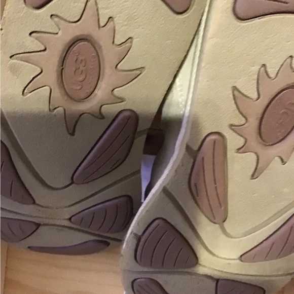 UGG Classic Beige Suede Boots - Picture 6 of 7